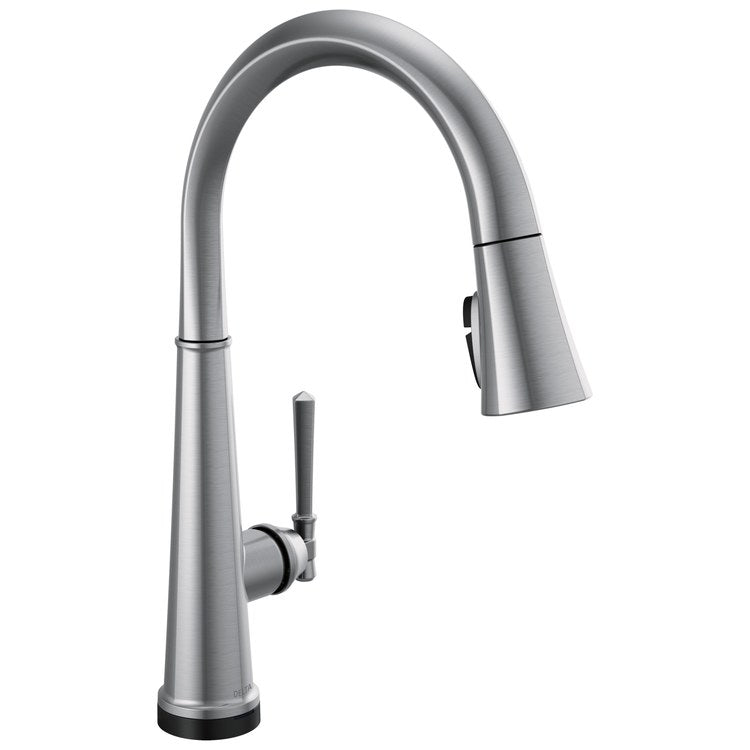 Kitchen Faucet Emmeline Touchless 1 Lever ADA Lumicoat Arctic Stainless Pull Down 2 Function High Arc 360 DEG Swivel 1/3 Hole Touch2O/MagnaTite/ShieldSpray 1.8 Gallons per Minute - Image 1