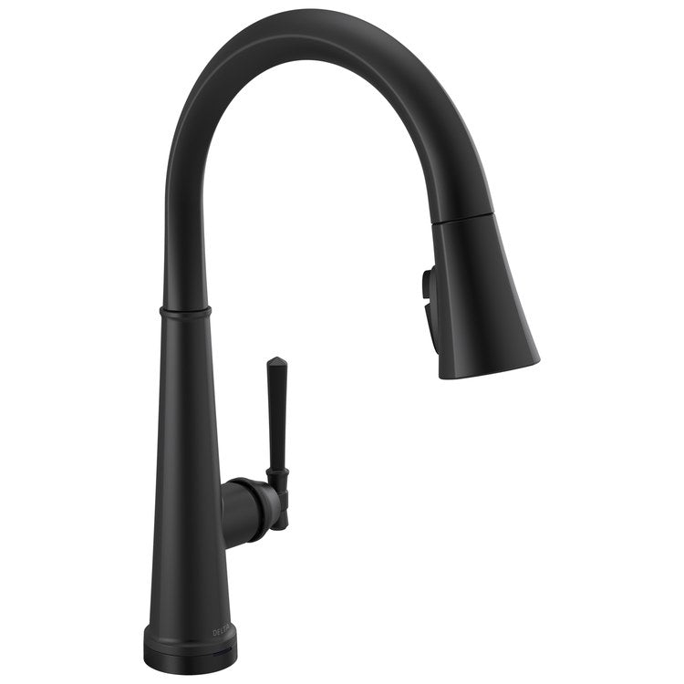 Kitchen Faucet Emmeline Touchless 1 Lever ADA Matte Black Pull Down 2 Function High Arc 360 DEG Swivel 1/3 Hole Touch2O/MagnaTite/ShieldSpray 1.8 Gallons per Minute - Image 1