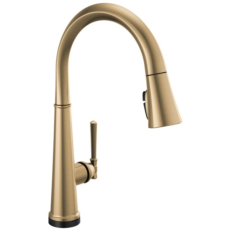 Kitchen Faucet Emmeline Touchless 1 Lever ADA Lumicoat Champagne Bronze Pull Down 2 Function High Arc 360 DEG Swivel 1/3 Hole Touch2O/MagnaTite/ShieldSpray 1.8 Gallons per Minute - Image 1