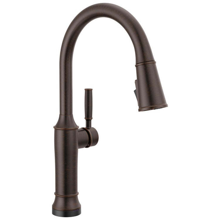 Kitchen Faucet Renaldi 1 Lever ADA No-Lead/CALGreen Venetian Bronze Pull Down 3 Function Gooseneck 360 DEG Swivel 1 Hole Deck Touch2O with Touchless/Diamond Seal 1.8 Gallons per Minute - Image 1