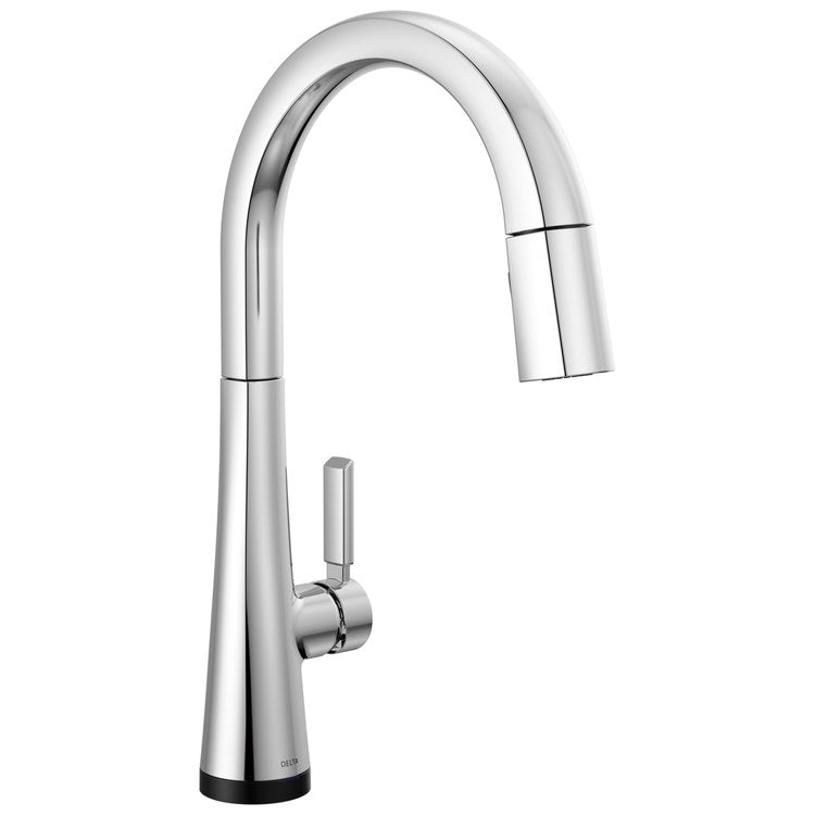 Kitchen Faucet Monrovia 1 Lever ADA No-Lead/CALGreen Lumicoat Chrome Pull Down 2 Function Gooseneck 360 DEG Swivel 1 Hole Deck Touch2O with Touchless/Diamond Seal 1.8 Gallons per Minute - Image 1
