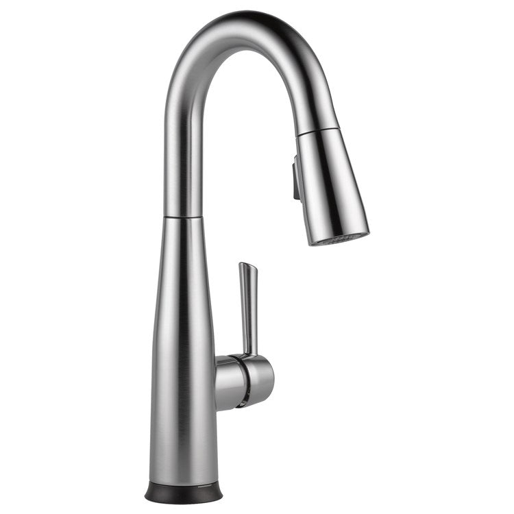Bar Faucet Essa Prep 1 Lever ADA CALGreen Arctic Stainless Touch2O with Touchless/MagnaTite Docking/VoiceIQ Compatible Pull Down 2 Function High Arc 360 DEG Swivel 1.8 Gallons per Minute - Image 1