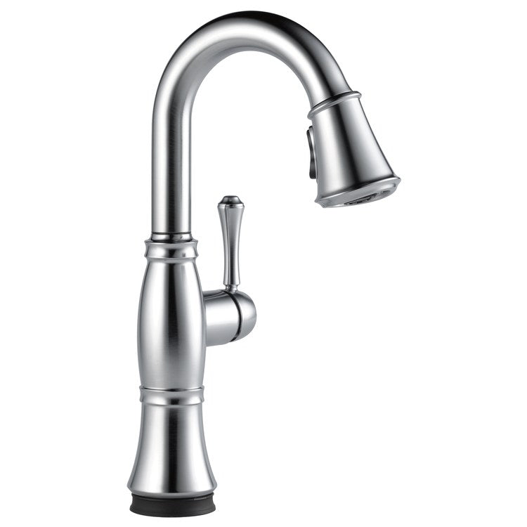 Bar Faucet Cassidy Prep 1 Lever ADA CALGreen Lumicoat Arctic Stainless Touch2O/MagnaTite Docking/VoiceIQ Compatible Pull Down 2 Function High Arc 360 DEG Swivel 1.8 Gallons per Minute - Image 1