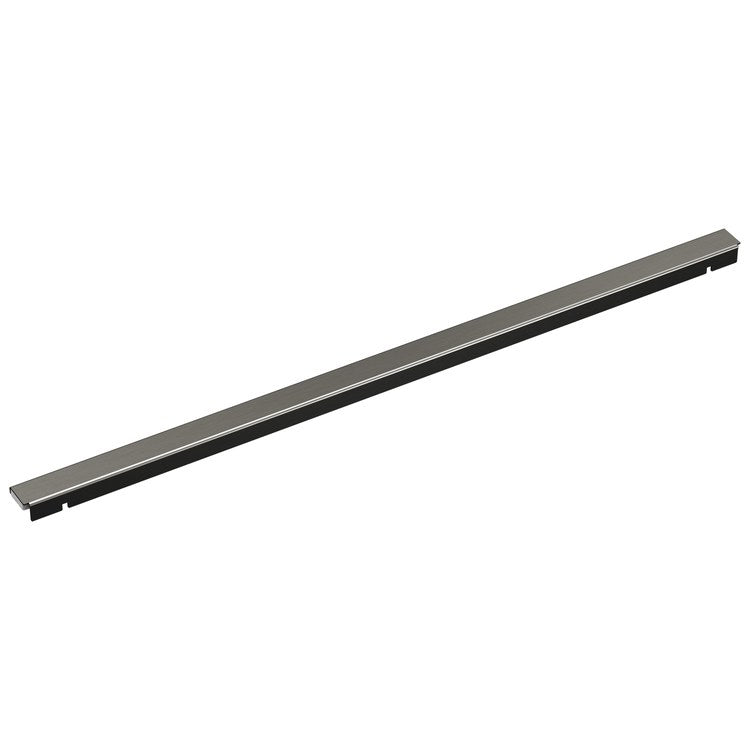 Linear Drain Shower Wall Edge 24 Inch Black Stainless Stainless Steel - Image 1