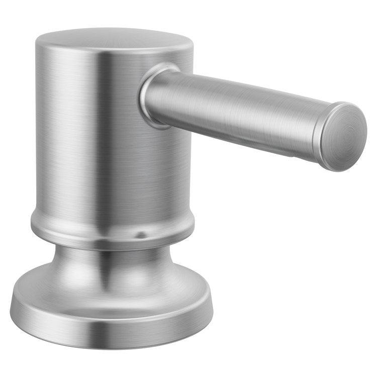 Soap Dispenser Renaldi Lumicoat Arctic Stainless Deck Mount Metal Pump 13 Ounce - Image 1