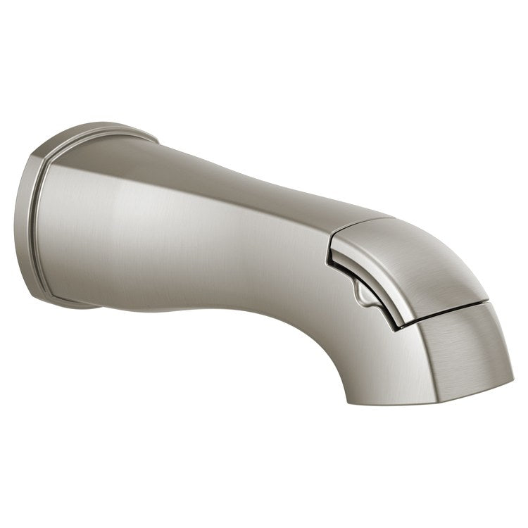 Tub Spout Stryke Pull Up Lumicoat Stainless Metal 1/2 Inch IPS - Image 1