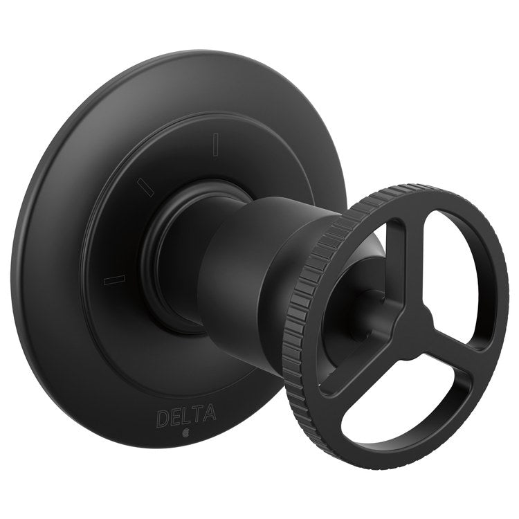 Diverter Trim Trinsic 3 Functions Matte Black 1 Wheel for Rough-In R11000 - Image 1