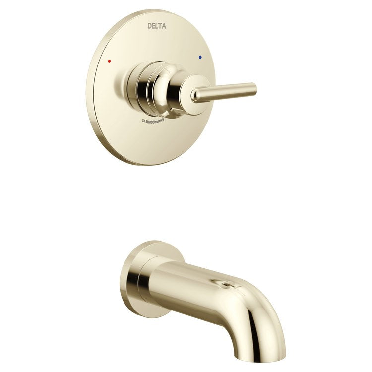 Tub Trim Trinsic Monitor 14 1 Lever Polished Nickel WaterSense ADA 6.0 Gallons per Minute - Image 1