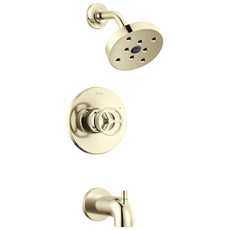 Tub and Shower Trim Trinsic 1 Wheel Polished Nickel WaterSense/CALGreen 1.75 Gallons per Minute for MultiChoice Universal Rough Valve R10000 Series - Image 1