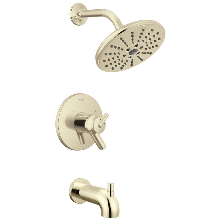 Tub and Shower Trim Trinsic 17T TempAssure 2 Lever Polished Nickel WaterSense/CALGreen ADA 1.75 Gallons per Minute for MultiChoice Universal Rough Valve R10000 Series - Image 2