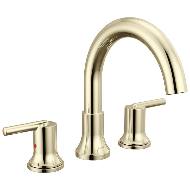 Roman Tub Trim Trinsic 2 Lever Polished Nickel ADA 8 to 16 Inch Spread 3 Hole for Rough-In R2700/R2707/R2707-PX/R2707-MF - Image 1