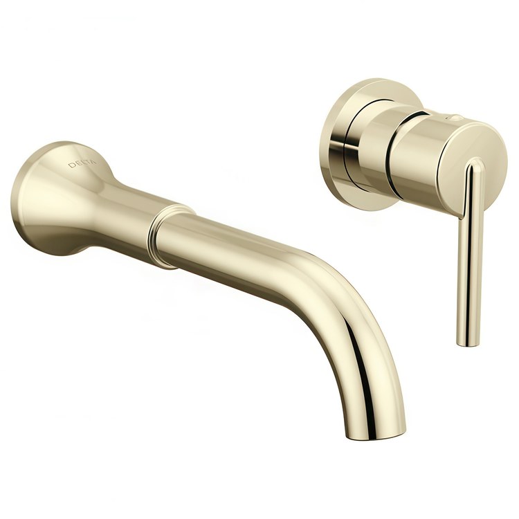 Lavatory Trim Trinsic Wall Mount 1 Lever Polished Nickel WaterSense/CALGreen ADA for R3510-WL Rough-In Valve 1.2 Gallons per Minute - Image 1