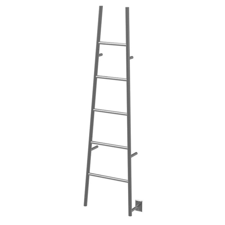 Towel Warmer JEEVES Model A Ladder 5 Bar Hardwire Rack 460-597 BTU 21 x 75 Inch Brushed Stainless 304 Stainless Steel - Image 1