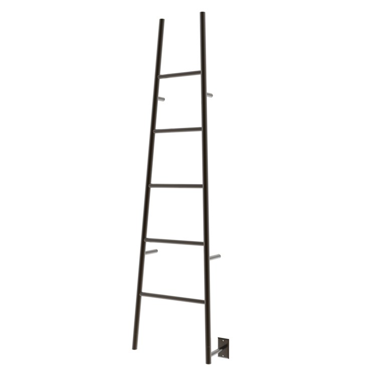 Towel Warmer JEEVES Model A Ladder 5 Bar Hardwire Rack 460-597 BTU 21 x 75 Inch Oil Rubbed Bronze 304 Stainless Steel - Image 1