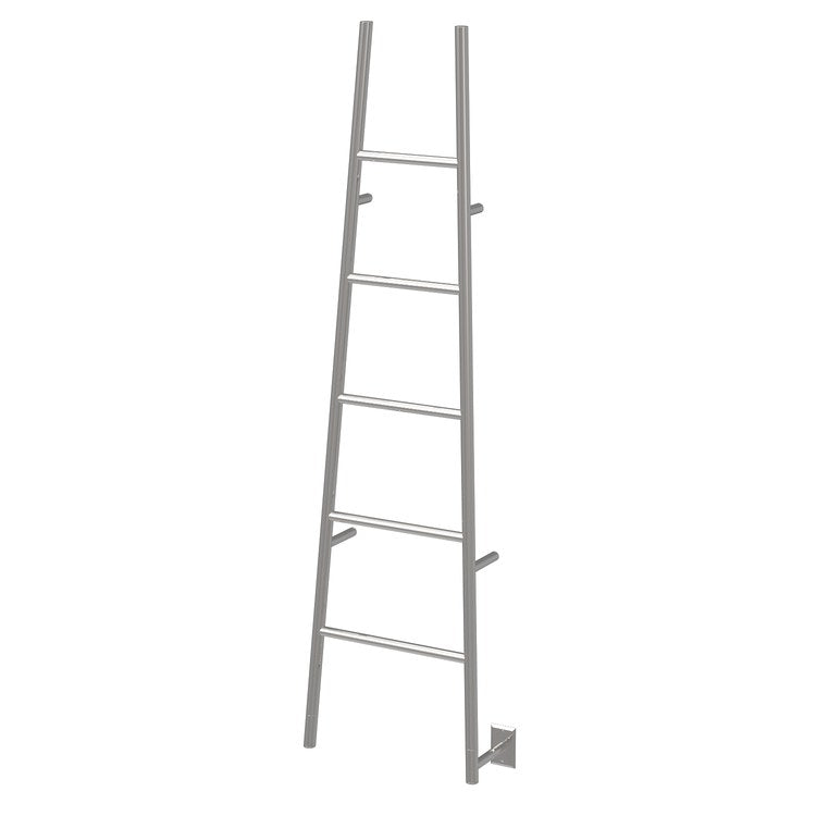 Towel Warmer JEEVES Model A Ladder 5 Bar Hardwire Rack 460-597 BTU 21 x 75 Inch Polished Stainless 304 Stainless Steel - Image 1