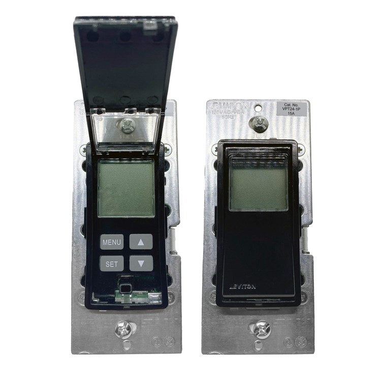 Control Kit Timer Hardwire Black Plastic Wall