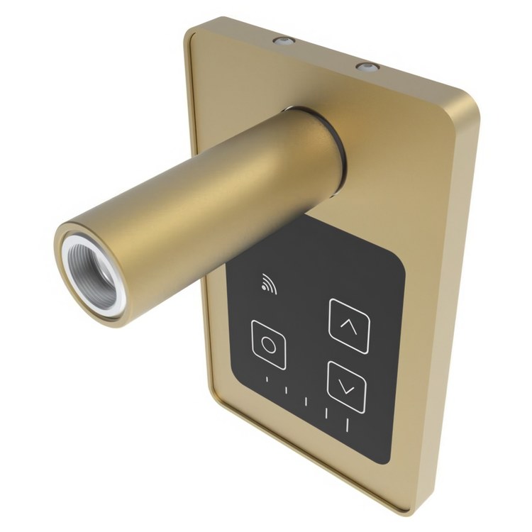 Digital Control Touch Heat Satin Brass for Towel Warmers