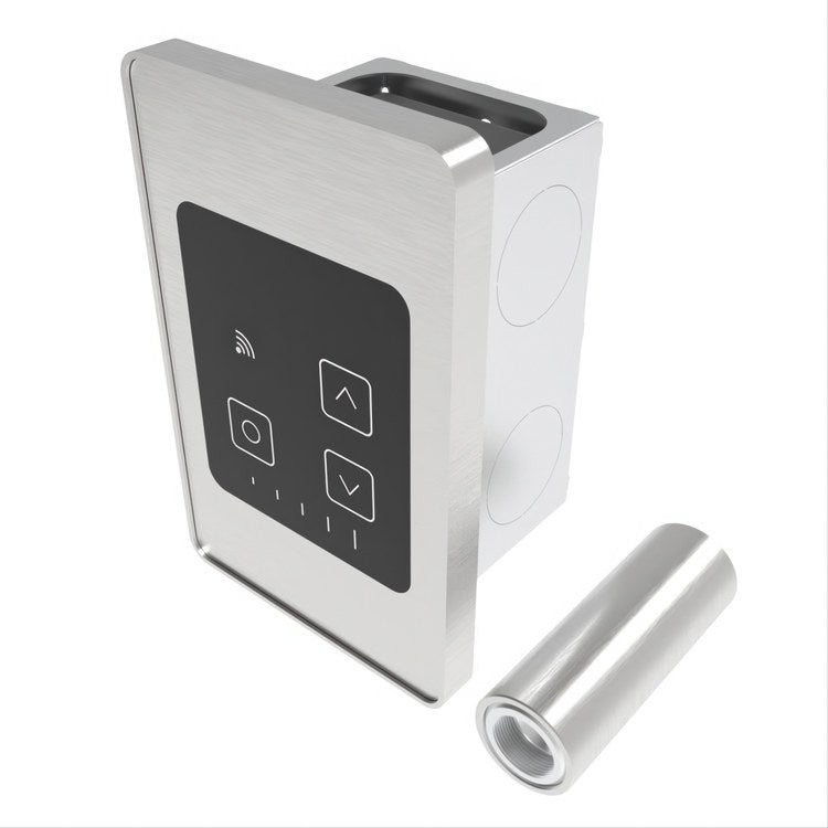 Digital Control Remote Wired Touch Heat Brushed Stainless for Towel Warmers