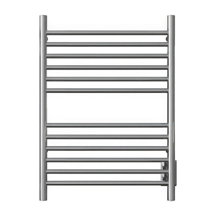 Towel Warmer Cape 12 Round Bars Hardwire 511 BTU 23 x 32 Inch Polished Stainless 304 Stainless Steel - Image 1