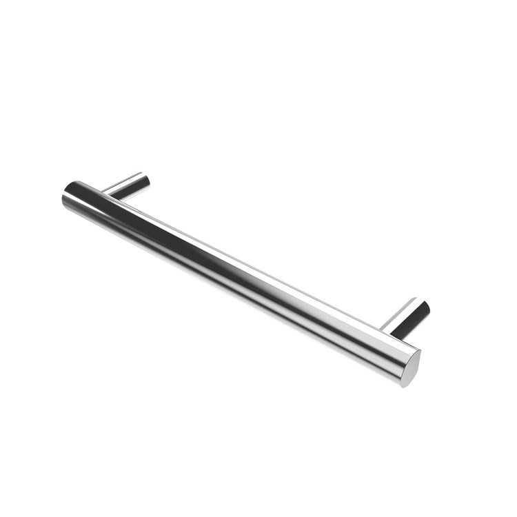 Towel Warmer Modello Round Single Bar Hardwire 35 BTU 20 Inch Polished Stainless 304 Stainless Steel - Image 1