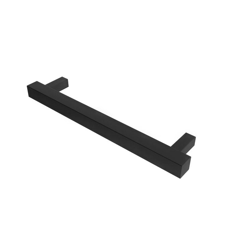 Towel Warmer Modello Square Single Bar Hardwire 35 BTU 20 Inch Matte Black 304 Stainless Steel - Image 1