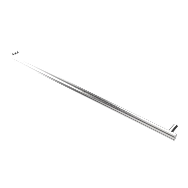 Towel Warmer Modello Round Single Bar Hardwire 103 BTU 59 Inch Brushed Stainless 304 Stainless Steel - Image 1