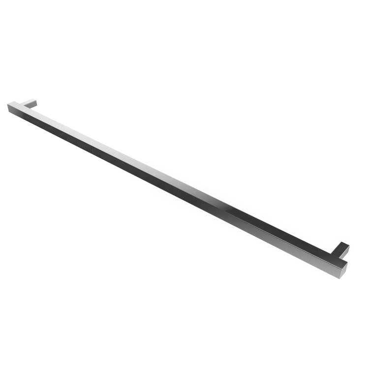 Towel Warmer Modello Square Single Bar Hardwire 103 BTU 59 Inch Polished Stainless 304 Stainless Steel - Image 1