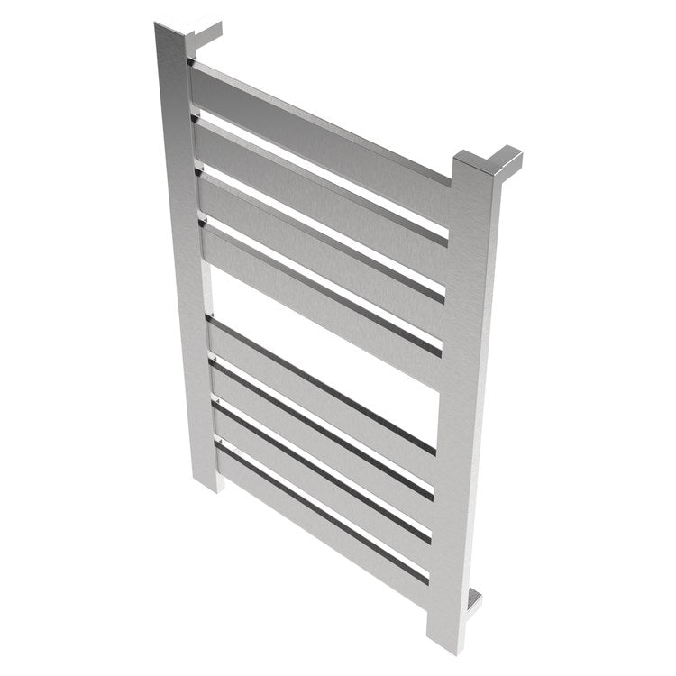 Towel Warmer Vega 8 Bar Hardwire 853 BTU 23 x 37 Inch Brushed Stainless 304 Stainless Steel - Image 2