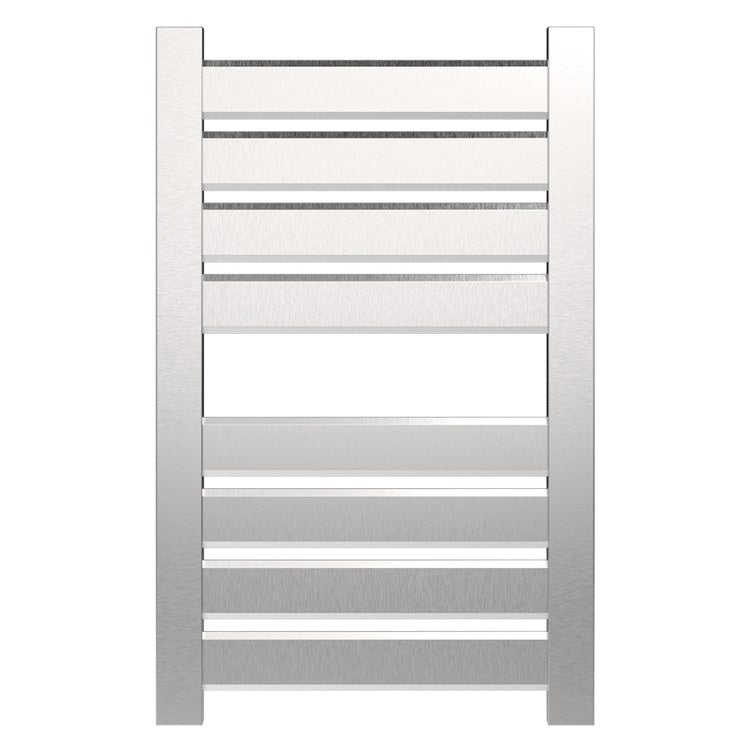 Towel Warmer Vega 8 Bar Hardwire 853 BTU 23 x 37 Inch Brushed Stainless 304 Stainless Steel - Image 1