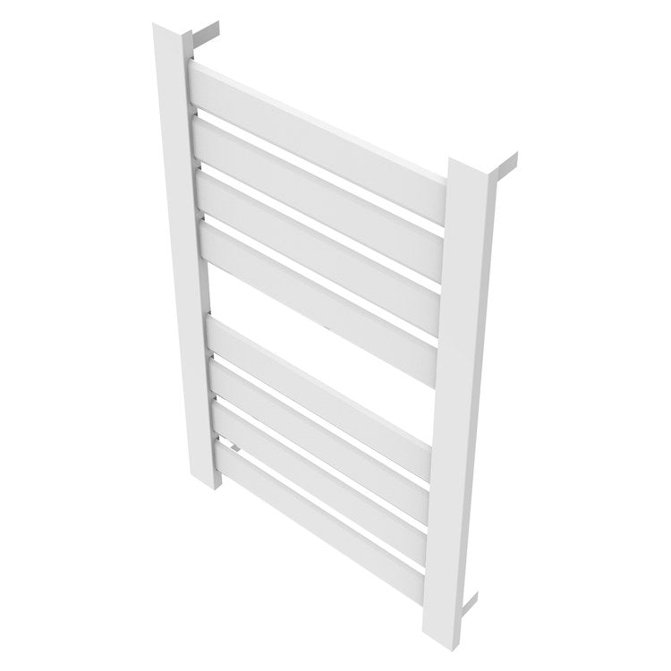 Towel Warmer Vega 8 Bar Hardwire 853 BTU 23 x 37 Inch White 304 Stainless Steel - Image 2