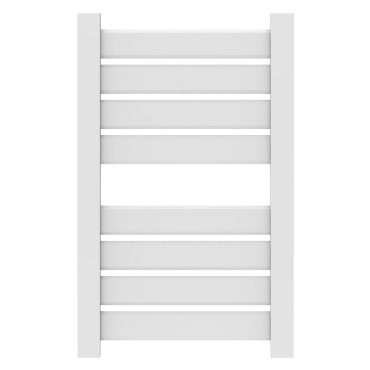 Towel Warmer Vega 8 Bar Hardwire 853 BTU 23 x 37 Inch White 304 Stainless Steel - Image 1