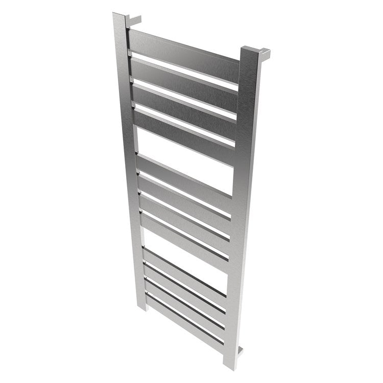 Towel Warmer Vega 12 Bar Hardwire 1228 BTU 23 x 56 Inch Brushed Stainless 304 Stainless Steel - Image 2