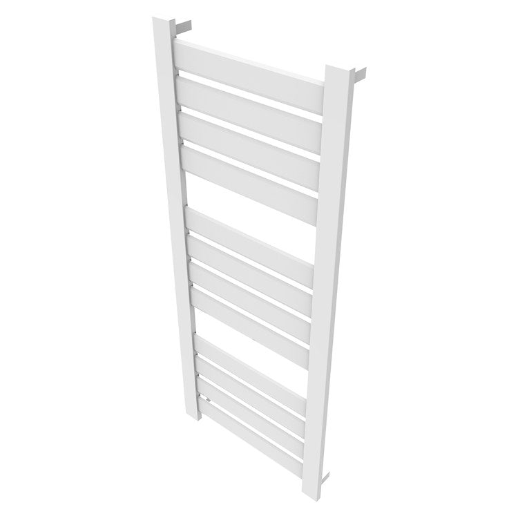 Towel Warmer Vega 12 Bar Hardwire 1228 BTU 23 x 56 Inch White 304 Stainless Steel - Image 2