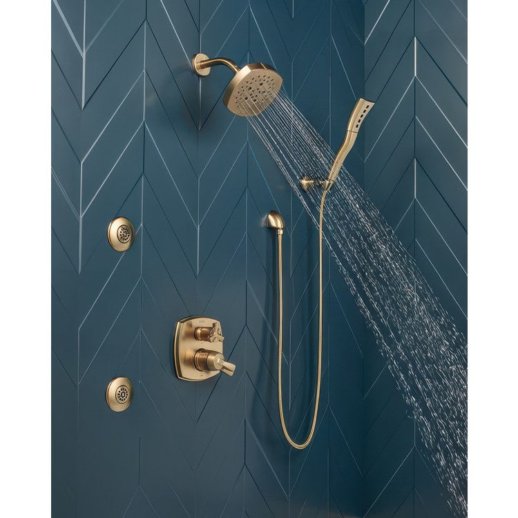 Handshower Universal Showering Components Lumicoat Champagne Bronze WaterSense 1.75 Gallons per Minute H2OKinetic - Image 2