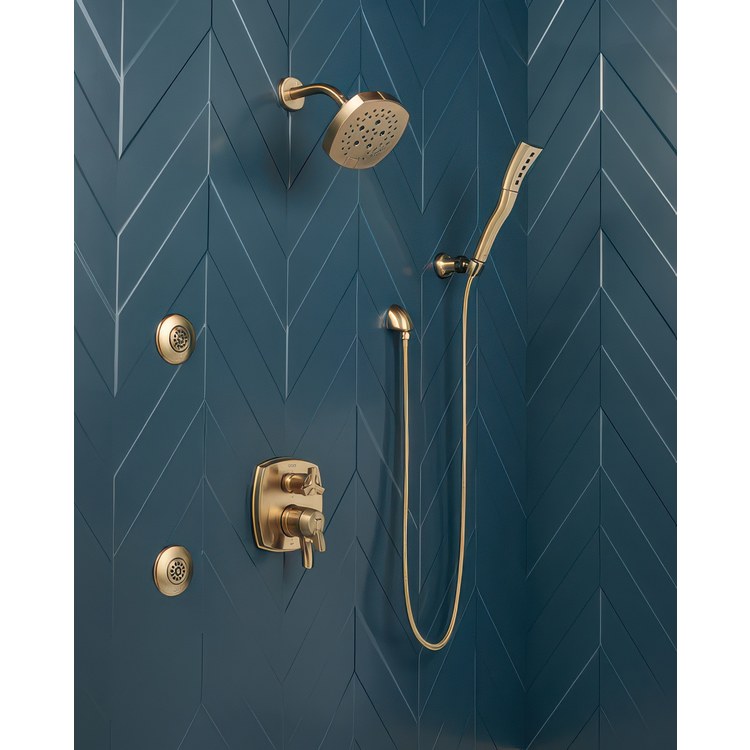 Handshower Universal Showering Components Lumicoat Champagne Bronze WaterSense 1.75 Gallons per Minute H2OKinetic - Image 3