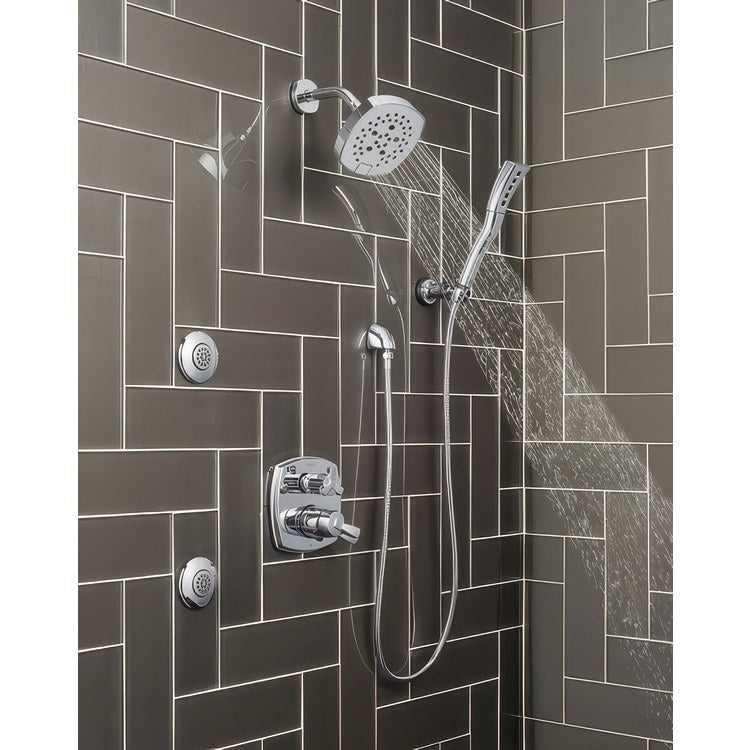 Handshower Universal Showering Components Lumicoat Chrome WaterSense 1.75 Gallons per Minute H2OKinetic - Image 2