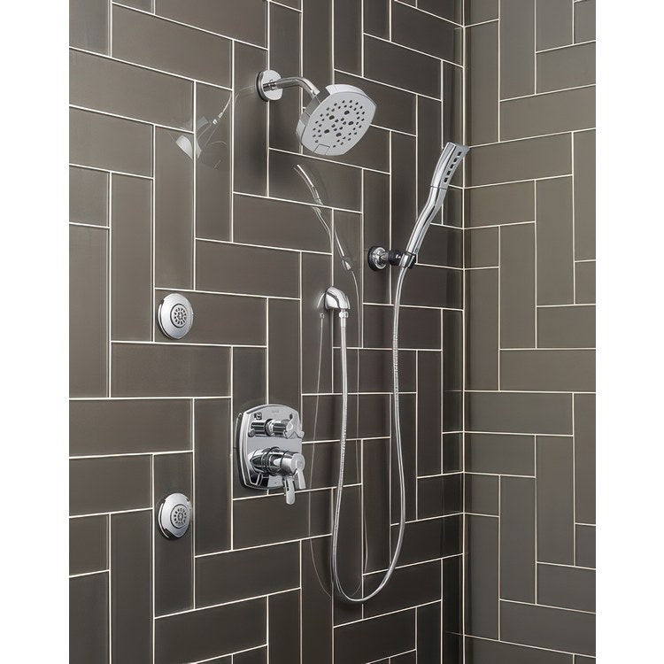 Handshower Universal Showering Components Lumicoat Chrome WaterSense 1.75 Gallons per Minute H2OKinetic - Image 3