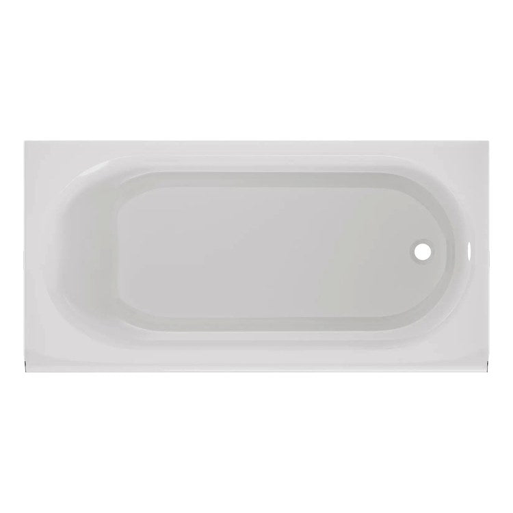 Tub Princeton Pro 60 x 32 Inch Enamel Steel Right White - Image 1