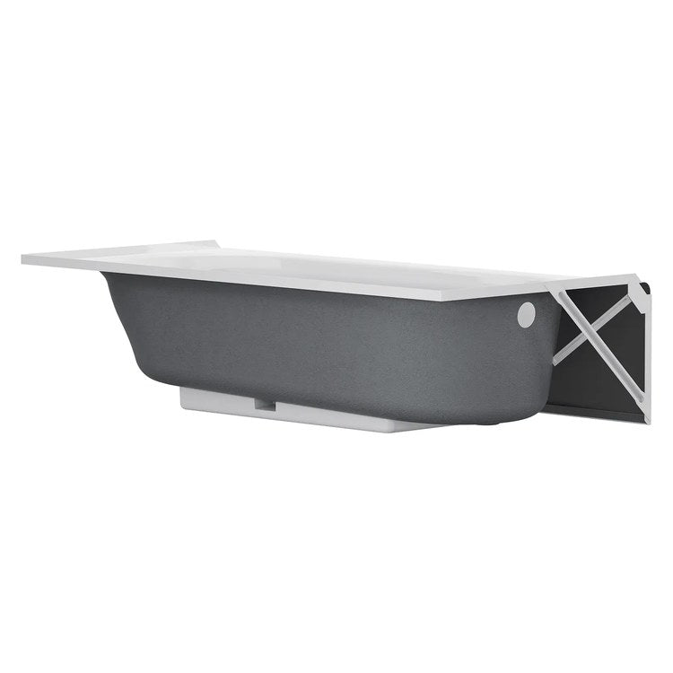 Tub Princeton Americast 60 x 32 Inch Left White - Image 2