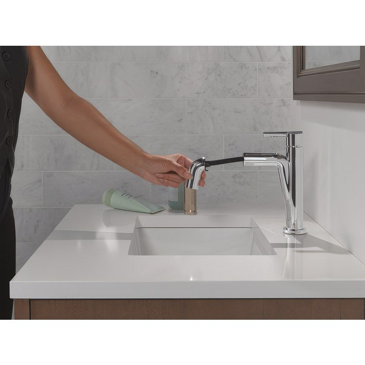 Lavatory Faucet Nicoli 1 Lever ADA WaterSense Chrome 1.2 Gallons per Minute Deck Rigid Pop-Up 1 Hole - Image 3