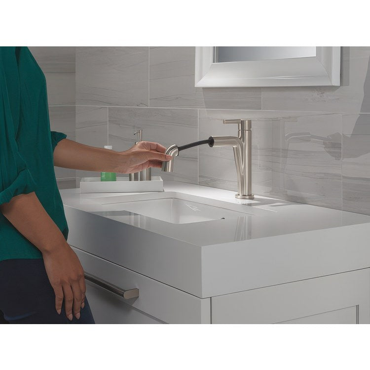 Lavatory Faucet Nicoli 1 Lever ADA WaterSense Brilliance Stainless 1.2 Gallons per Minute Deck Rigid Pop-Up 1 Hole - Image 3