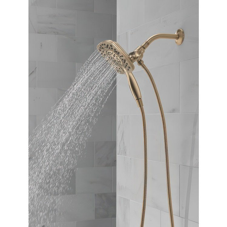 Handshower Combination In2ition 2-In-1 Brilliance Champagne Bronze WaterSense 6 Inch 1.75 Gallons per Minute - Image 3