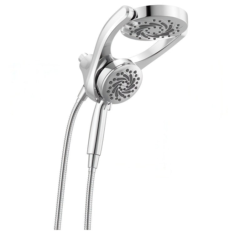 Handshower Combination Universal Showering Components 2-In-1 Chrome WaterSense 6 Inch 1.75 Gallons per Minute