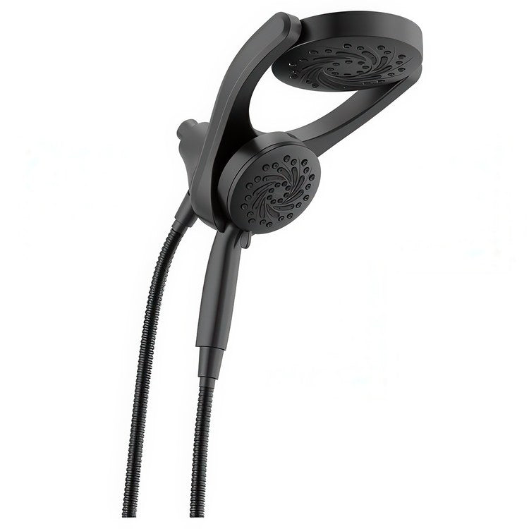 Handshower Combination Universal Showering Components 2-In-1 Matte Black WaterSense 6 Inch 1.75 Gallons per Minute - Image 1