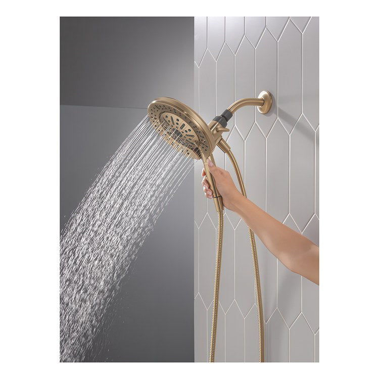Handshower Combination In2ition Universal Showering Components 6 Functions Champagne Bronze ProClean 7-7/8 Inch 1.75 Gallons per Minute - Image 3