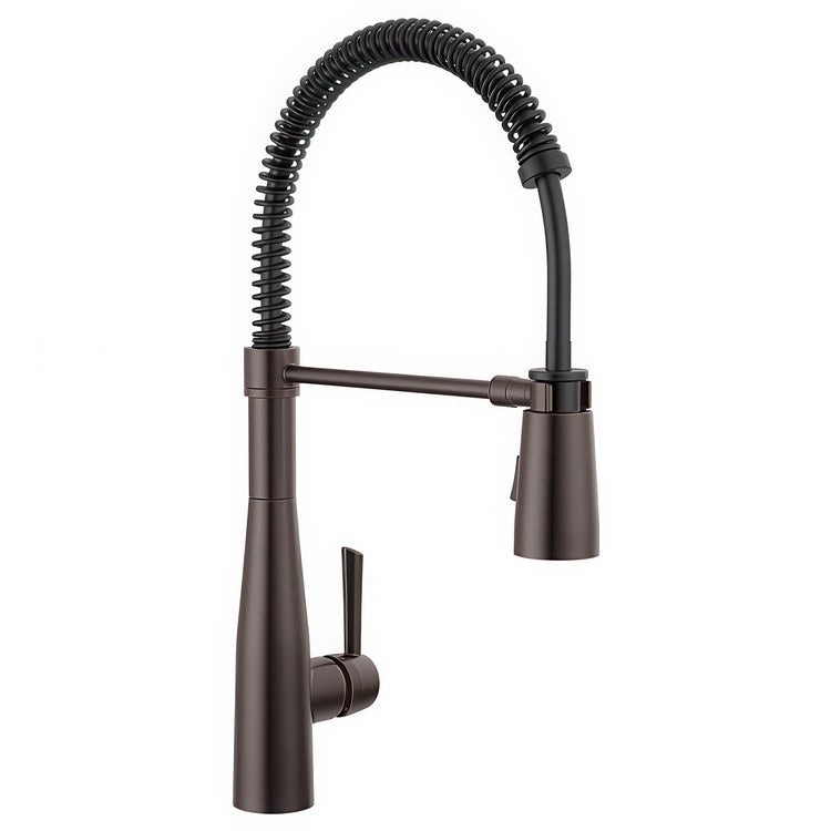 Kitchen Faucet Essa 1 Lever ADA Venetian Bronze Semi-Pro Pull Down 2 Function 360 DEG Swivel 1 Hole Deck Mount Diamond Seal Touch-Clean MagnaTite 1.8 Gallons per Minute - Image 1
