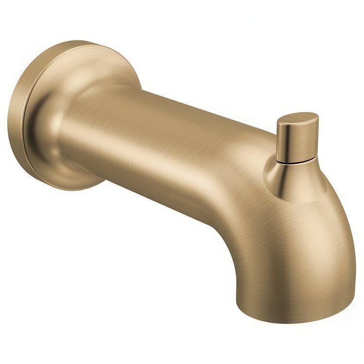 Tub Spout Altado Pull-Up Brilliance Champagne Bronze 5.75 Inch WaterSense for MultiChoice Universal Rough-In Valve (R10000 Series) - Image 1