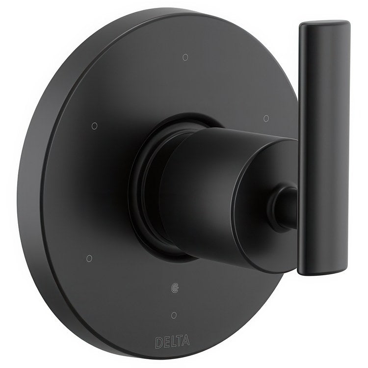 Diverter Trim Altado 3 Port Matte Black 1 Lever ADA for MultiChoice Universal Rough-In Valve R11000 - Image 1