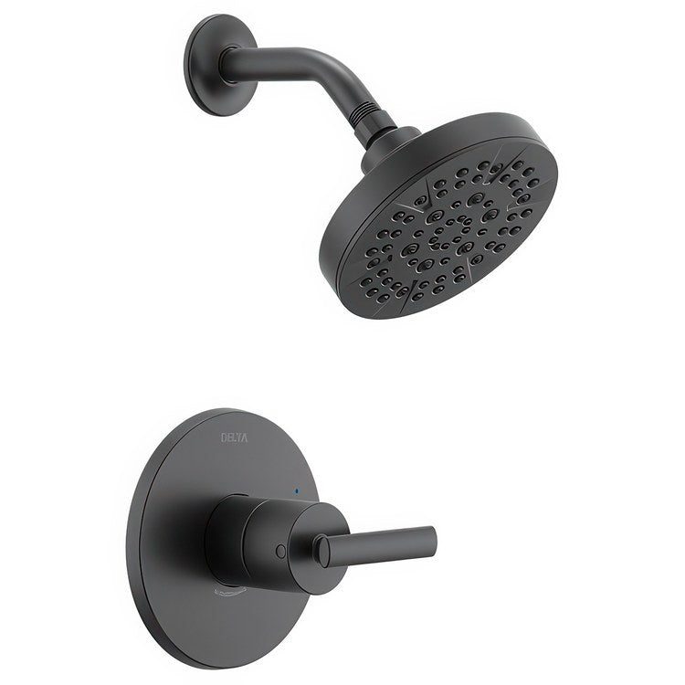 Shower Trim Altado Monitor 14 Pressure Balance 1 Lever Matte Black WaterSense ADA 1.75 Gallons per Minute 1 Function for MuiltiChoice Universal Rough-In Valve R10000 - Image 1