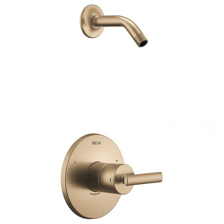 Shower Trim Altado Monitor 14 Pressure Balance 1 Lever Brilliance Champagne Bronze WaterSense ADA 1.75 Gallons per Minute Less Showerhead for MuiltiChoice Universal Rough-In Valve R10000 - Image 1